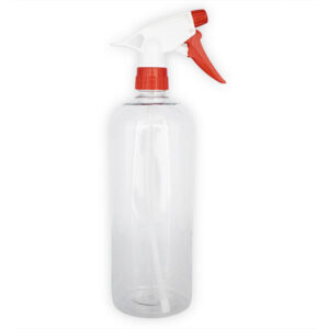 Refillable Bottle with Trigger Spray Lid 1L